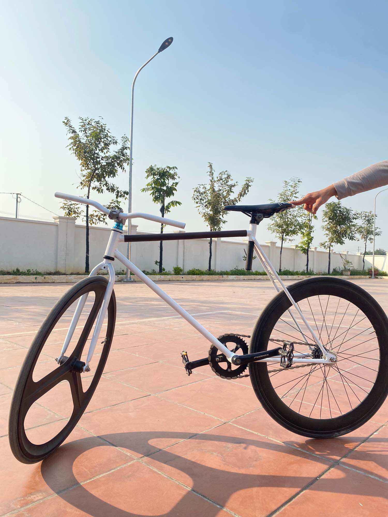 Khung xe đạp fix gear cổ điển