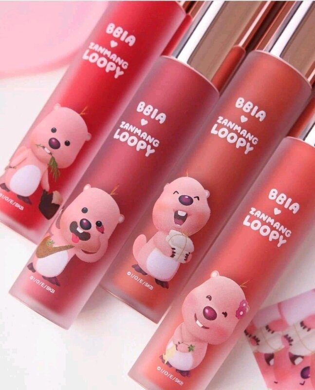SON KEM LI-Mẫu mới nhất BBIA LAST VELVET LIP TINT X ZANMANG LOOPY