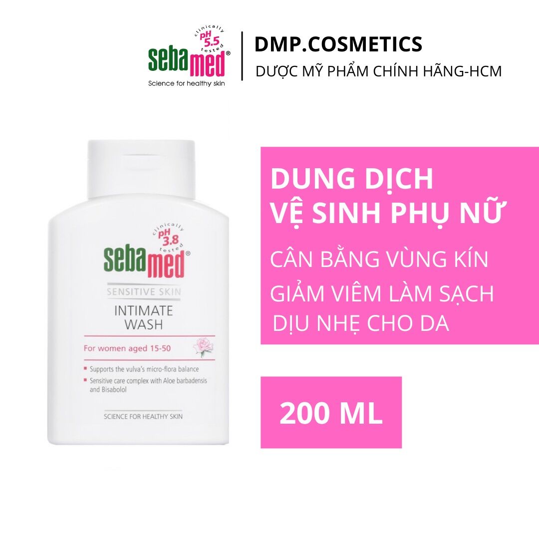 Sebamed dung dịch vệ sinh phụ nữ ph3.8 feminine intimate wash 200ml