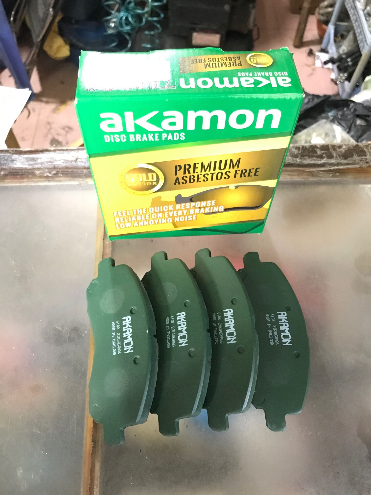 [HCM]Bố Thắng (Má Phanh) Đĩa Trước Mitsubishi GRANDIS (AKAMON Made in Thailand)