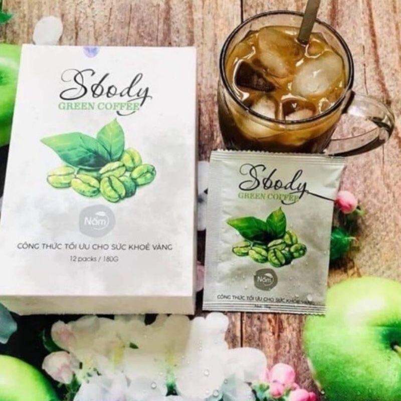 CÀ PHÊ GIẢM CÂN THẢI MỠ SBODY - 12 gói ❤️ CÀ PHÊ GIẢM CÂN SBODY GREEN