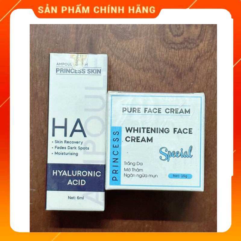 Combo kem princess và serum huyết thanh ha princess