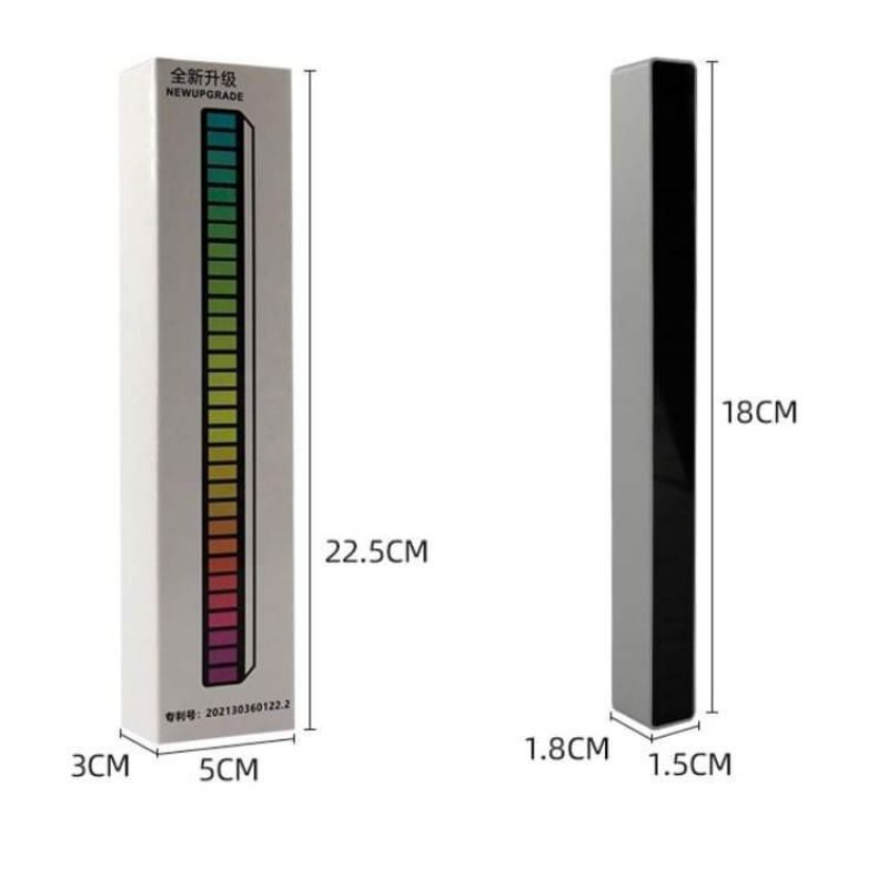 Thanh led nhảy nhạc cảm biến âm thanh