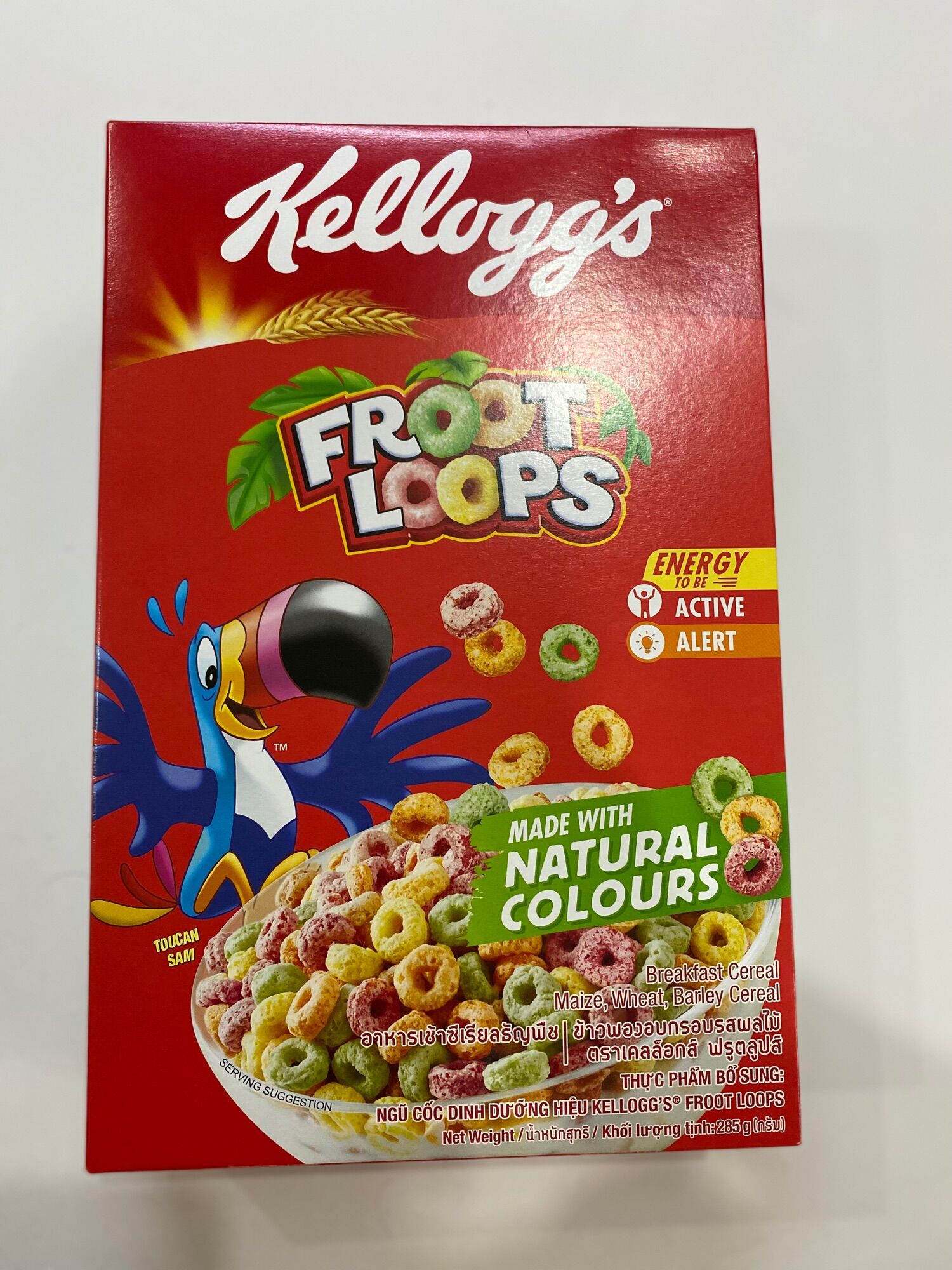 Ngũ cốc ăn sáng Kellogg's Froot Loops 150-285g mẫu mới