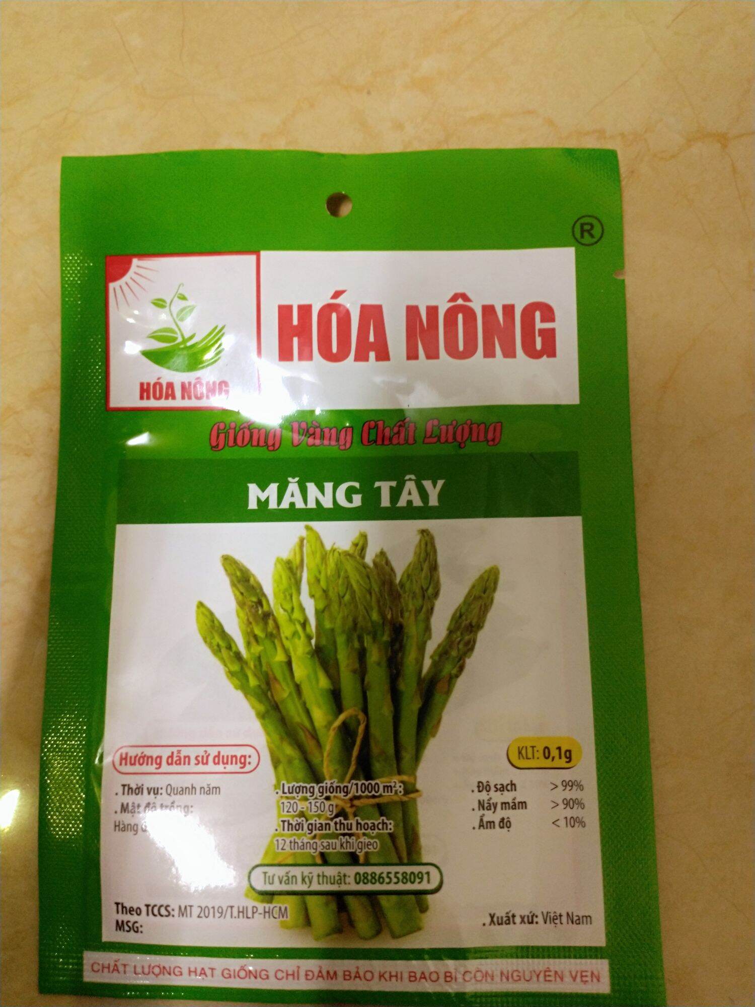 Hạt giống măng tây f1