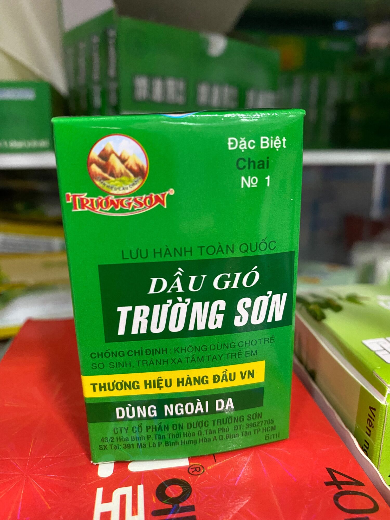 Dầu gió trường Sơn 6ml