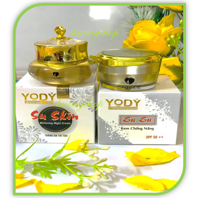 Combo kem dưỡng phục hồi trắng da sau tái tạo nám tàn nhang Phương Anh yody