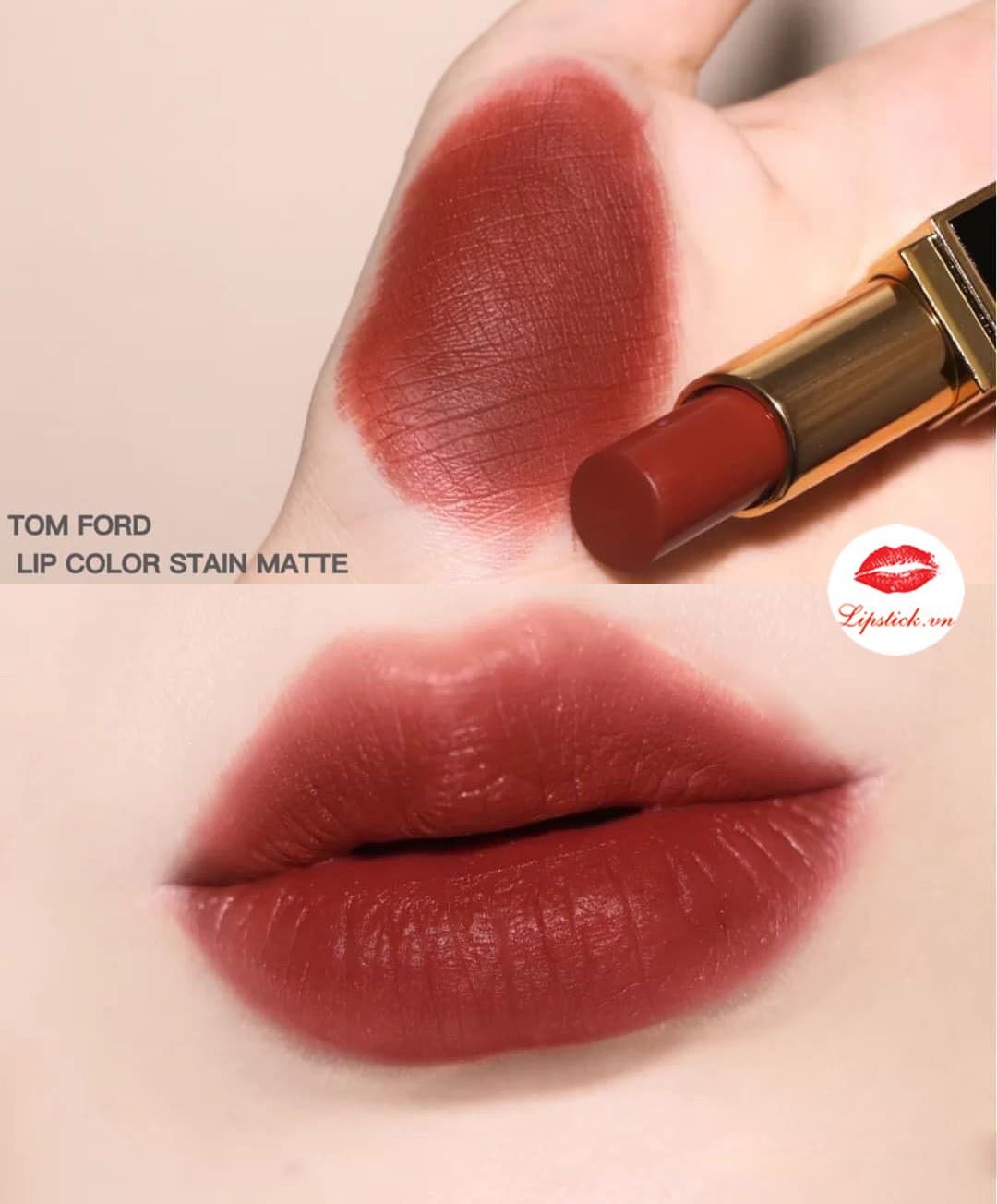 Son Tom Ford Lip Color Màu 24 Marocain Đỏ Đất
