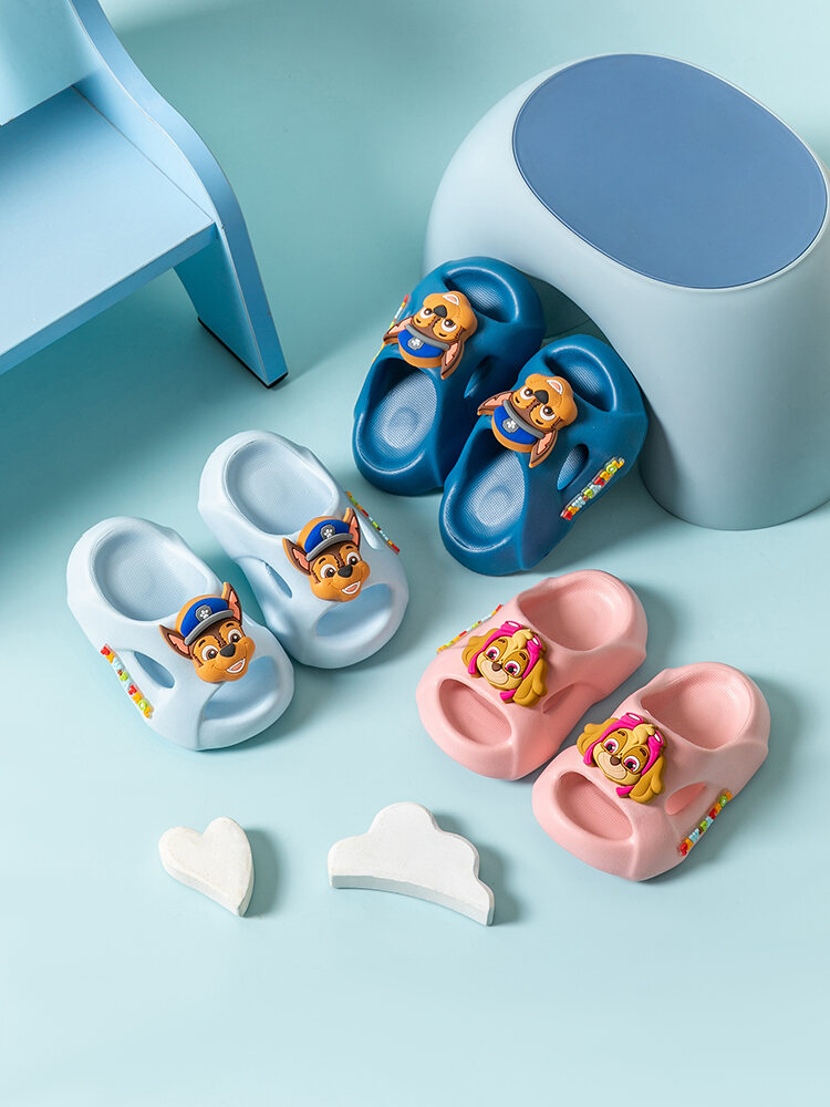 Dép Trẻ Em Trong Nhà Đáng Yêu Chất Liệu Eva Đáy Cho Bé Trai Và Bé Gái Thích Hợp Cho Mọi Mùa Hoạt Hình Paw Patrol Thiết Kế