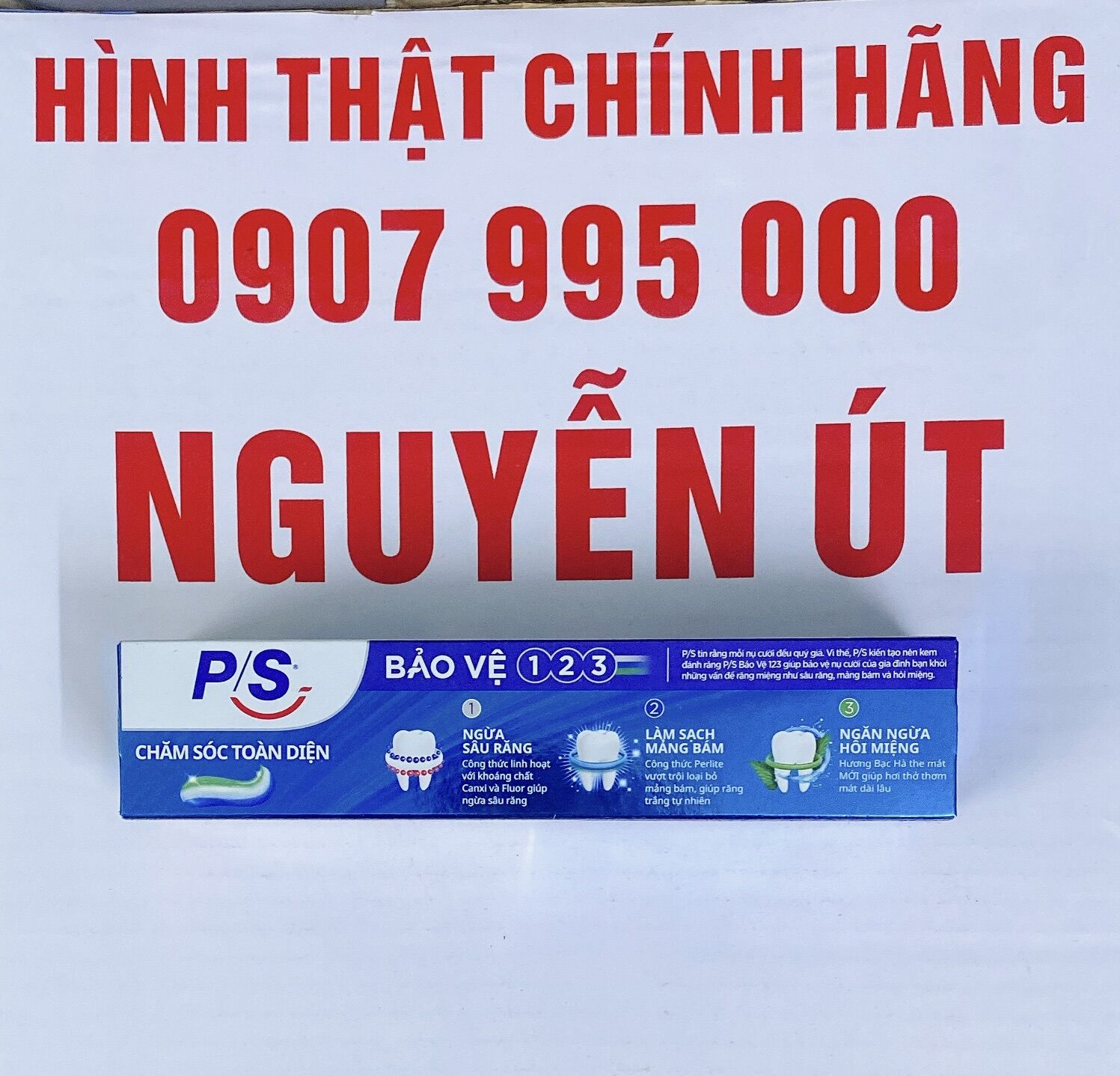 Kem đánh răng ps 123 chăm sóc toàn diện 180g