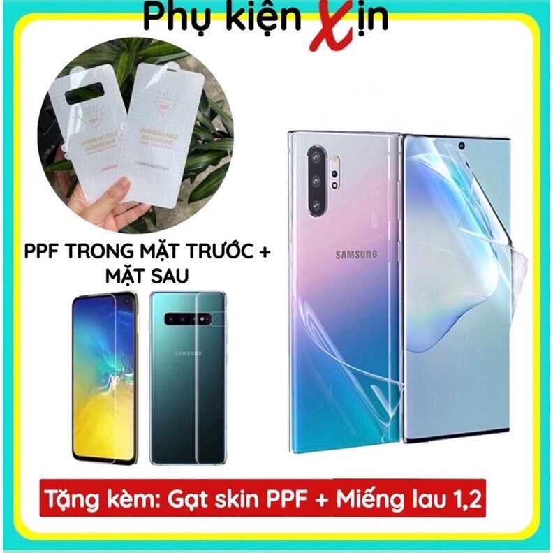 Dán ppf dẻo trong dành cho samsung s8/s9 s8+/s9+ s10 s10+ note8/9 note10 note10+