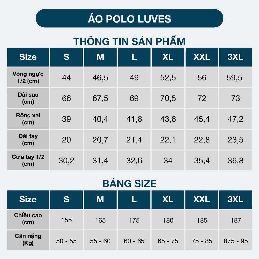 Áo thể thao nam LUVES dáng trơn