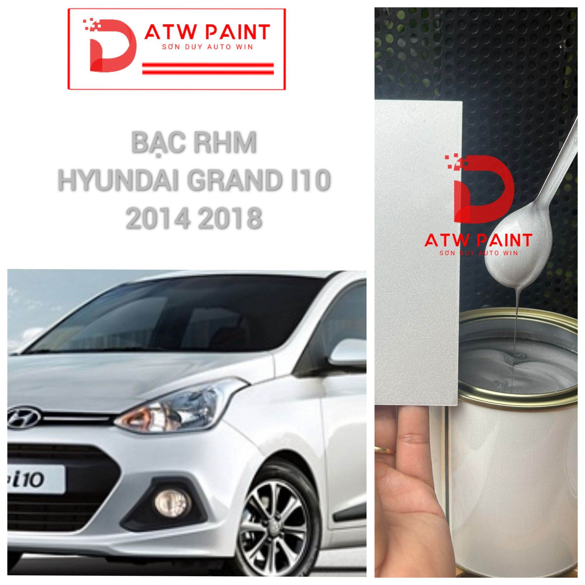 Sơn ô tô pha vi tính theo code màu hãng -  Màu 1k lon 500g