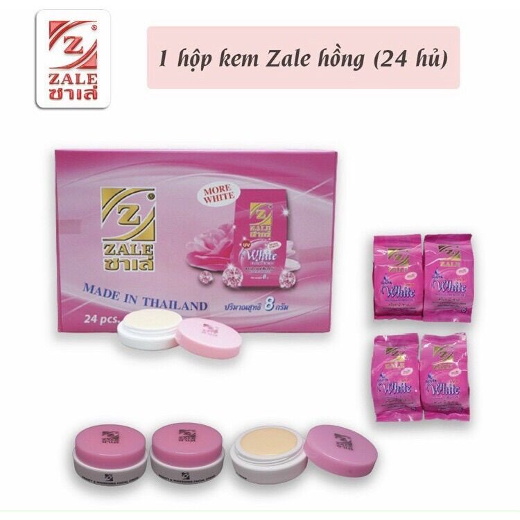 Kem zale thái lan nắp hồng lố 24 hộp