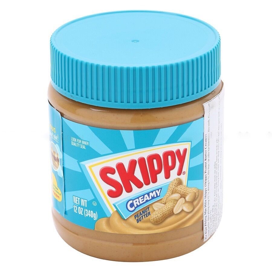 Bơ đậu phộng mịn skippy 340g - date 2022