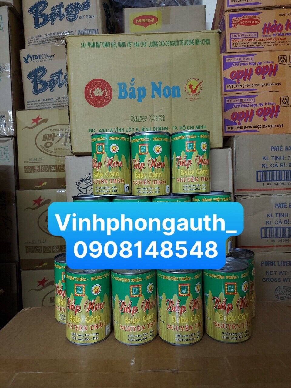 Bắp non đóng hộp Nguyên Thảo 425gr