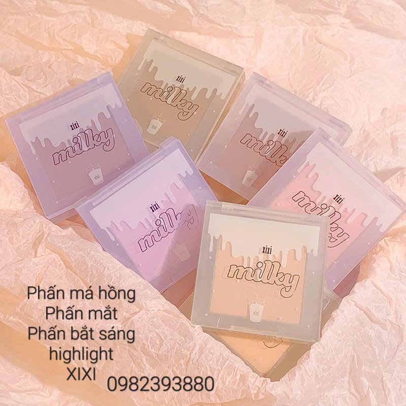 Phấn má hồng milky xixi đủ 15 màu