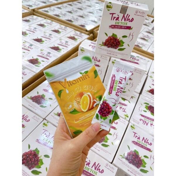 TRÀ NHO GIẢM CÂN KELLY DETOX