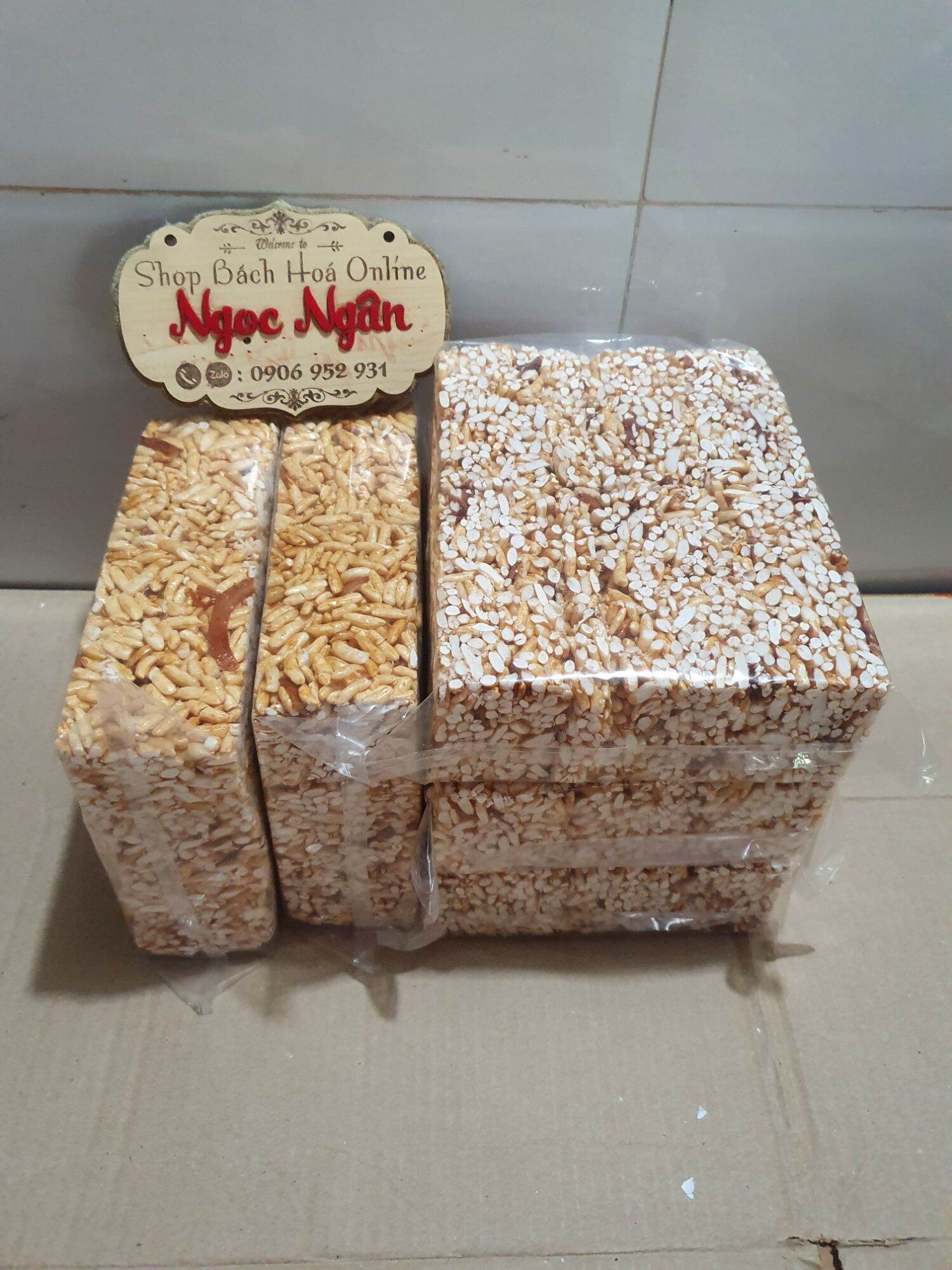 Combo 5 gói cốm ngào thơm ngon không đậu phộng