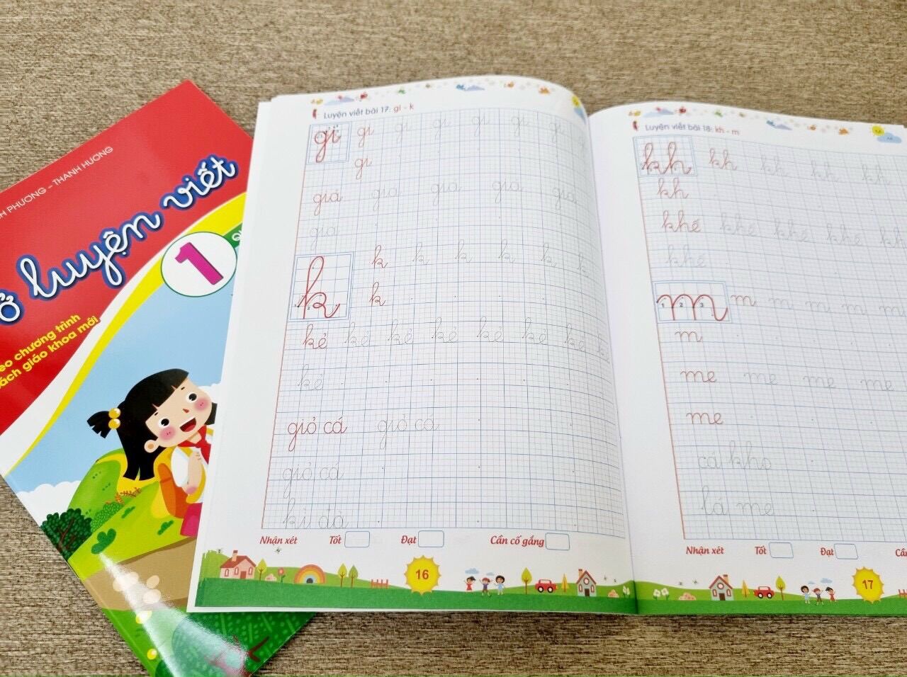 Combo 2 quyển vở luyện viết lớp 1