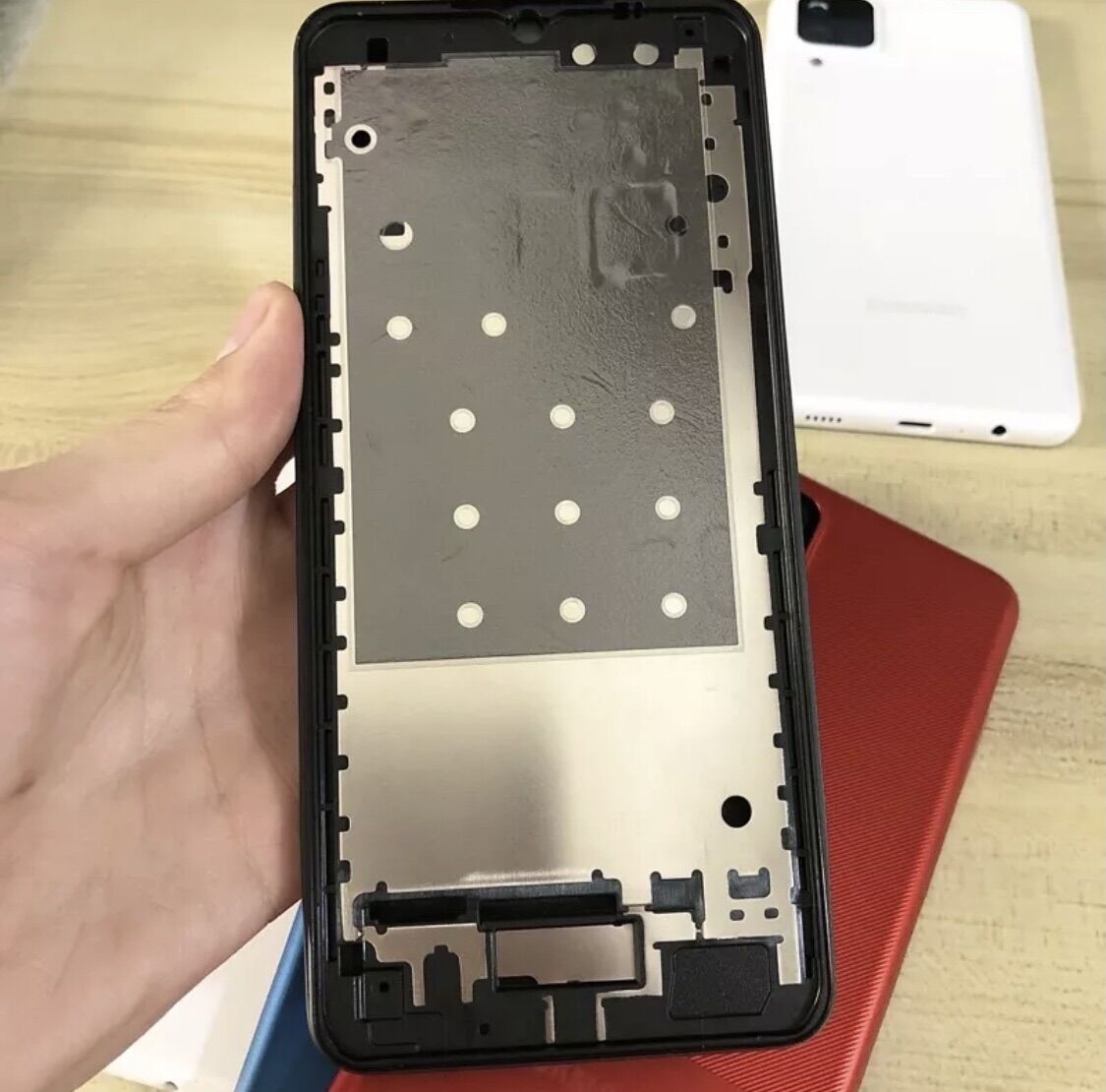 Bộ Vỏ Sườn SAMSUNG A12 ZIN Hàng Cao Cấp. ( Kèm khay Sim)
