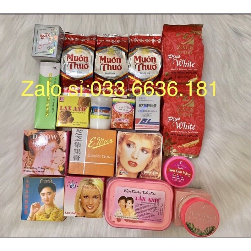 Combo kem trộn theo công thức trắng nhanh siêu rẻ