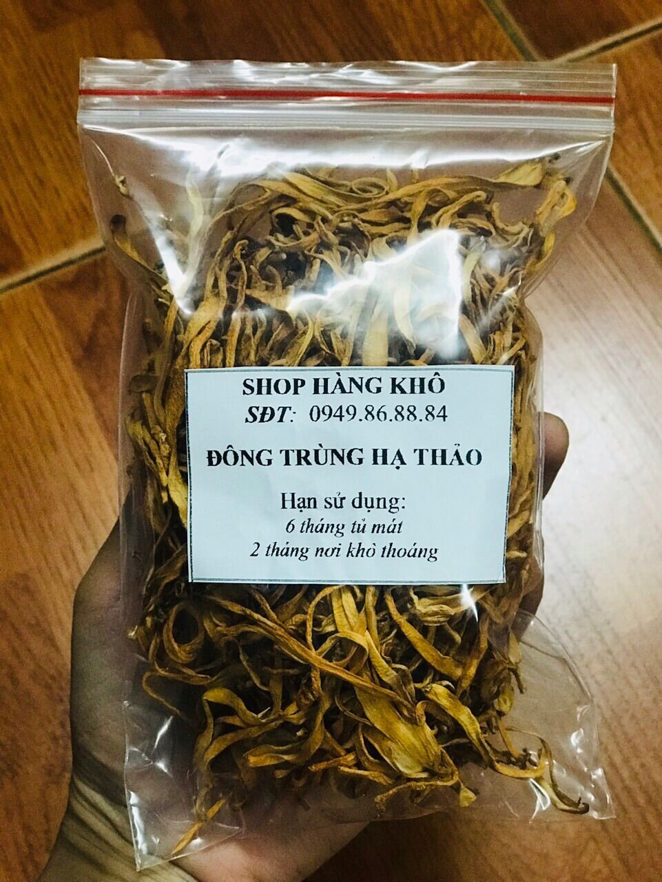 HOA ĐÔNG TRÙNG HẠ THẢO KHÔ 50gr