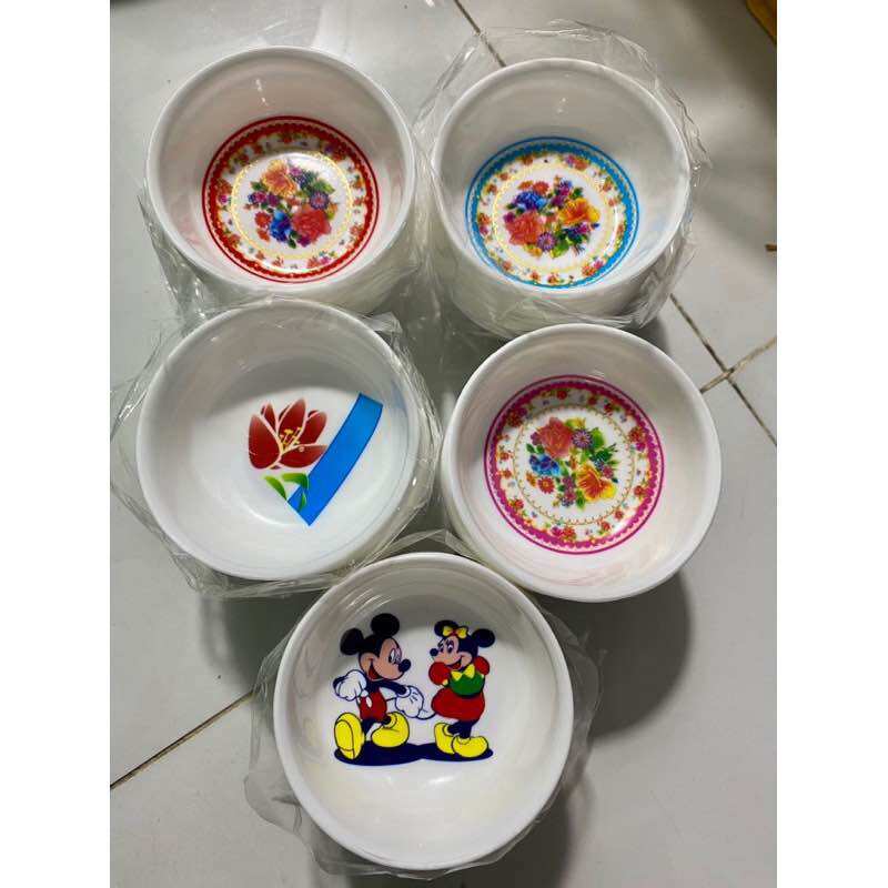 Set 10 Cái Chén Đựng Nước CHẤM, Nhựa Dẻo (rộng 8 cm,hình thật)