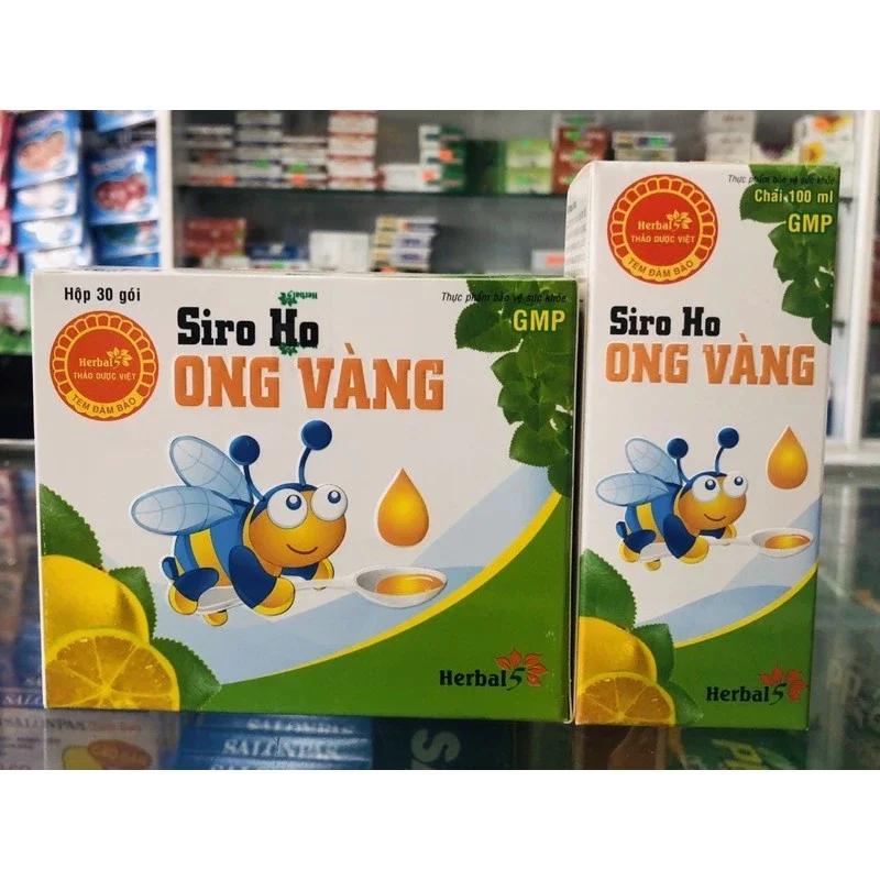 SIRO HO ONG VÀNG CHAI 100ML GIÁ TỐT