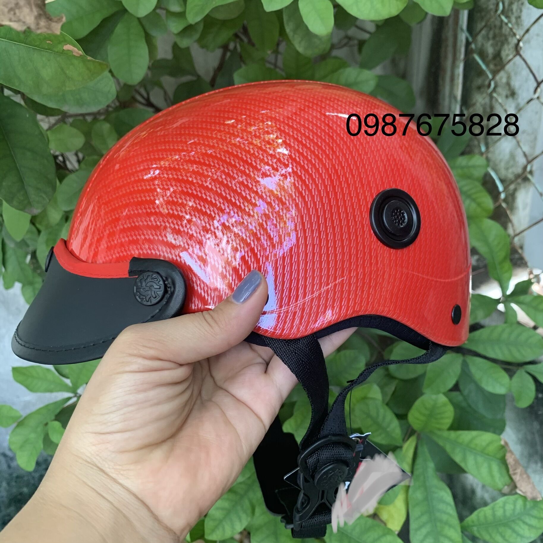 Nón sơn nhúng cacbon { Hàng Sẵn } tem mạc đầy đủ