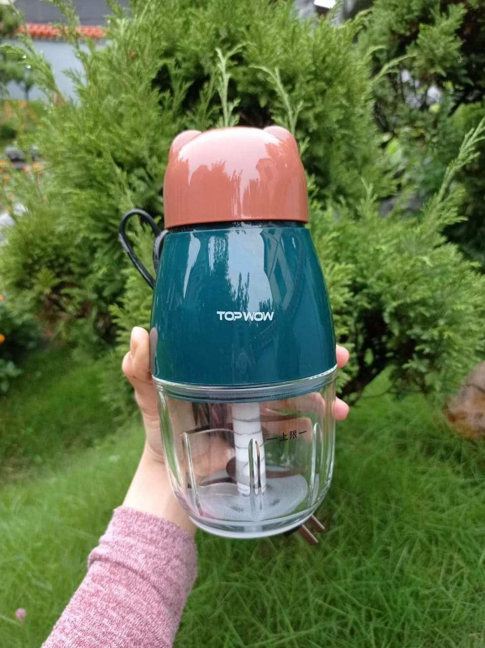 Cối thủy tinh máy xay topwow 0.3l