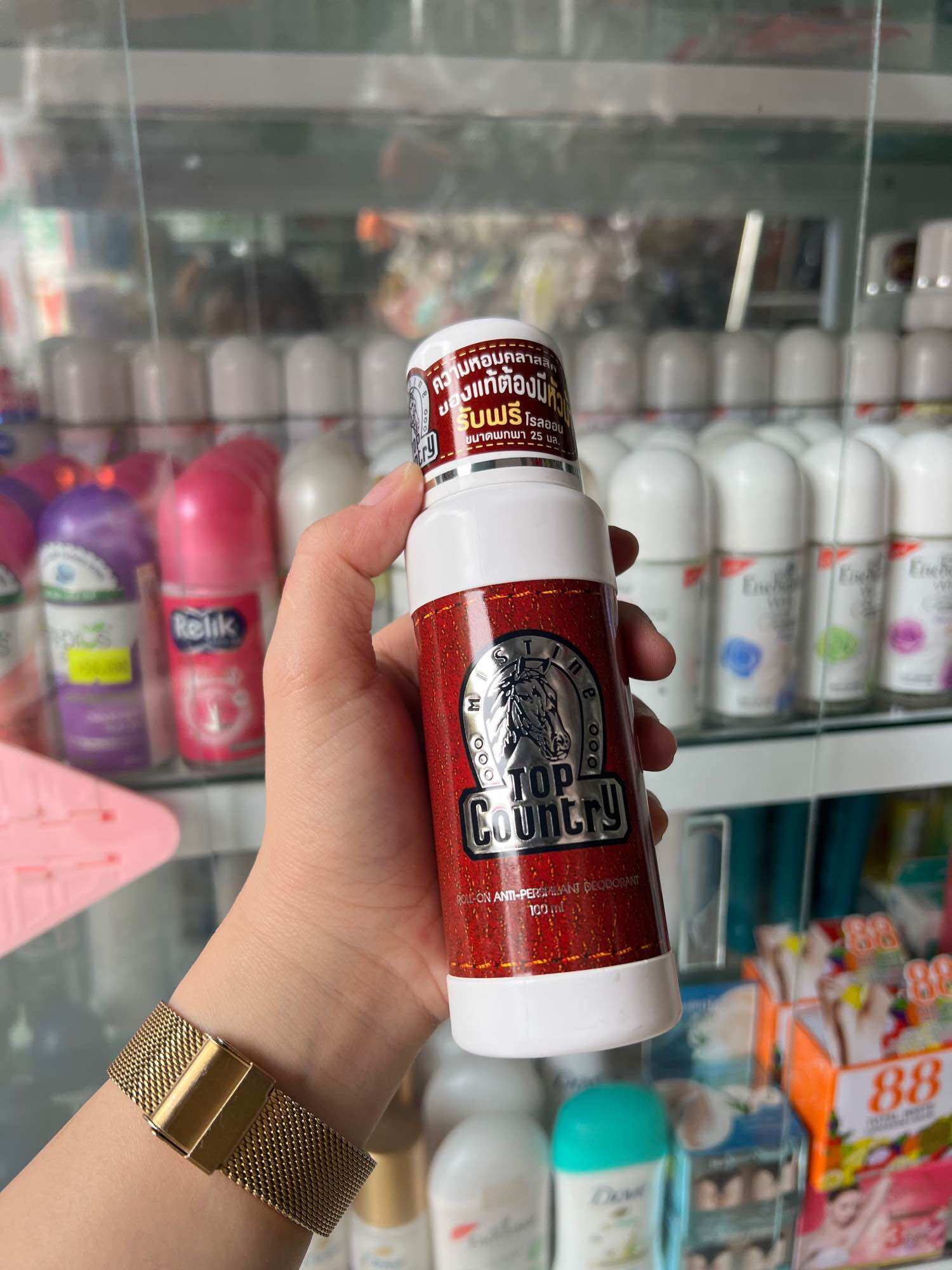 Lăn khử mùi Top country 60ml & 100ml (lăn ngựa) & combo