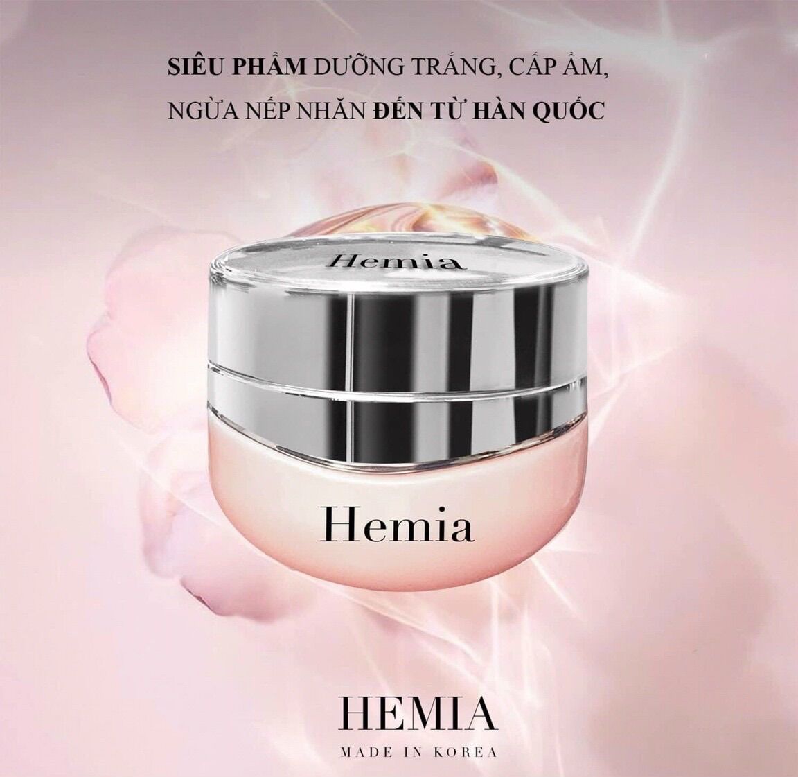 [Chính hãng Hàn Quốc] Kem Đêm Hemia Dưỡng Trắng Da