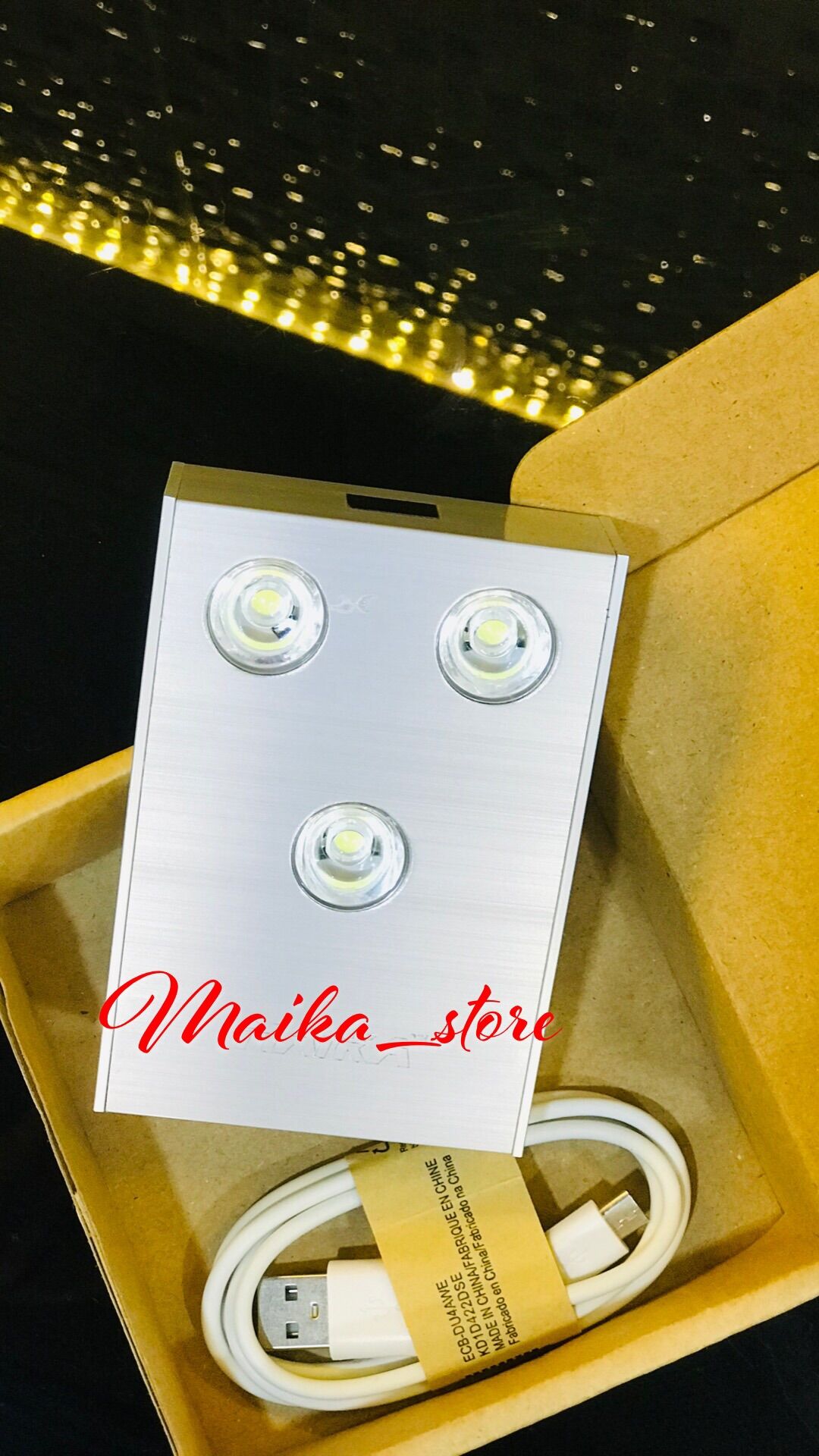 Đèn pin nam châm mini siêu sáng Maika Sản phẩm mới Type C 3 LED