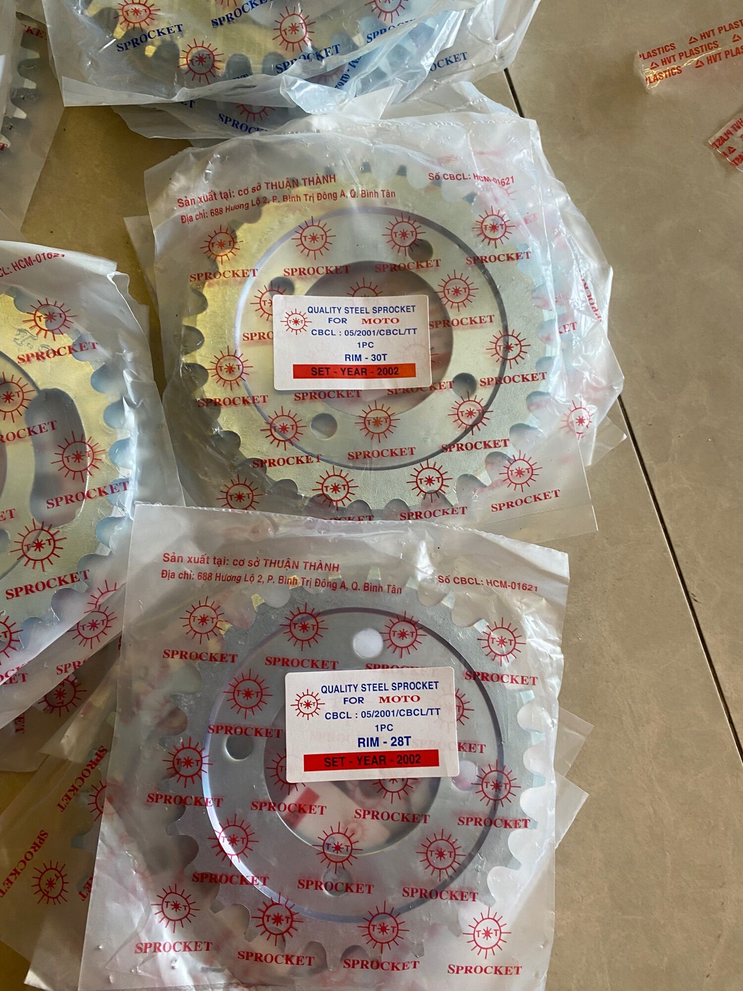 DĨA LẺ [ Size 28-30-32-34-36 ] CHO DREAM, WAVE 50cc, Sirius 50cc