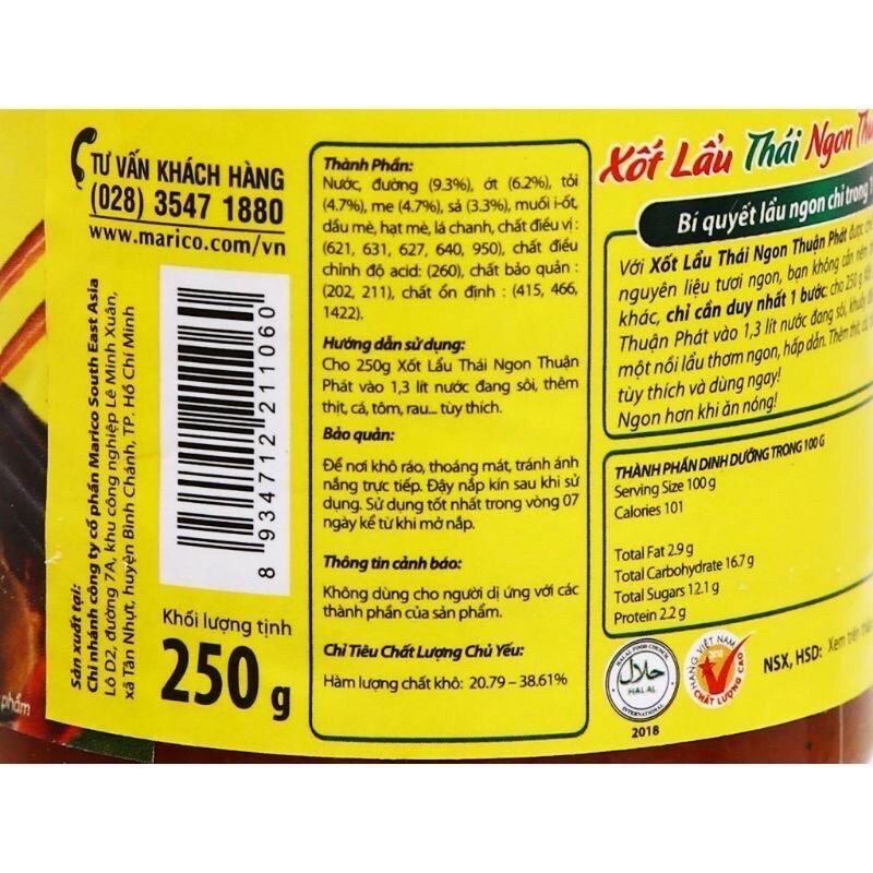 Xốt Lẩu Thái Ngon Thuận Phát 250g