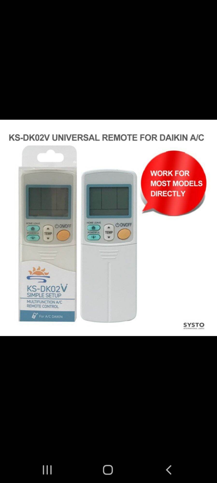 Điều khiển điều hòa đa năng daikin