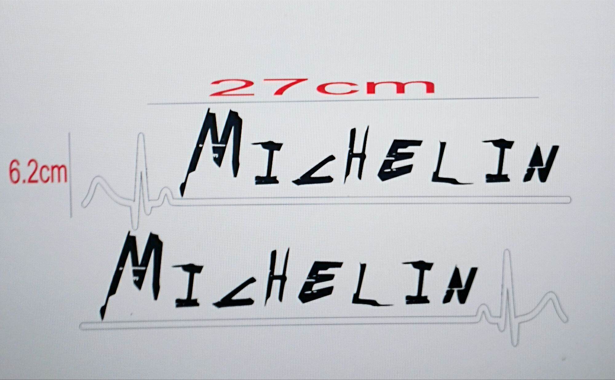 TEM XE (2 CHIẾC) TEM MICHELIN dán xe máy Honda Yamaha