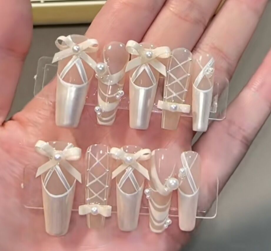 Nail box thiết kế, mẫu cô dâu, đi chơi đẹp - mã 50