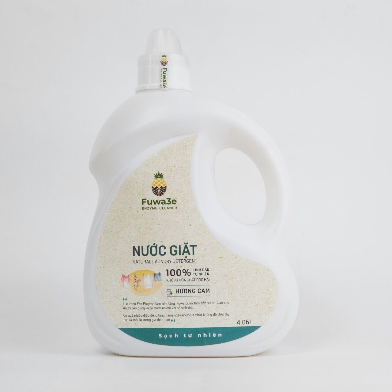 Nước Giặt Fuwa3e can 4L