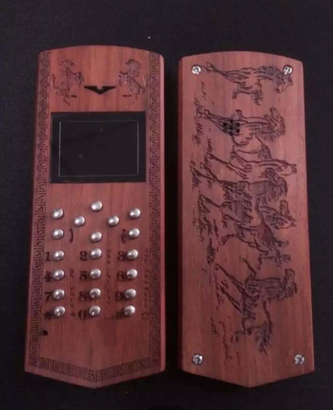 Vỏ gỗ cho điện thoại Nokia 110i mẫu mã đáo thành công