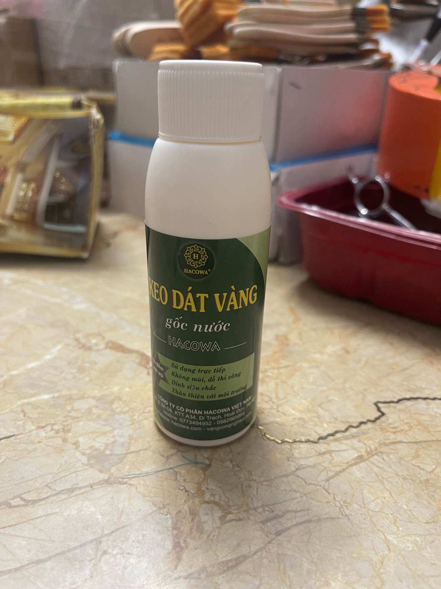 100ml keo dán vàng gốc nước