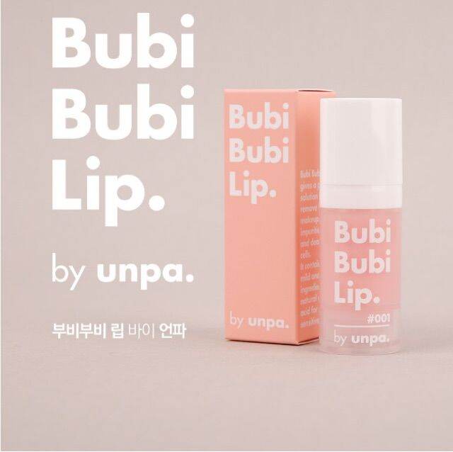 Tẩy tế bào chết môi sủi bọt Unpa Bubi Bubi Lip