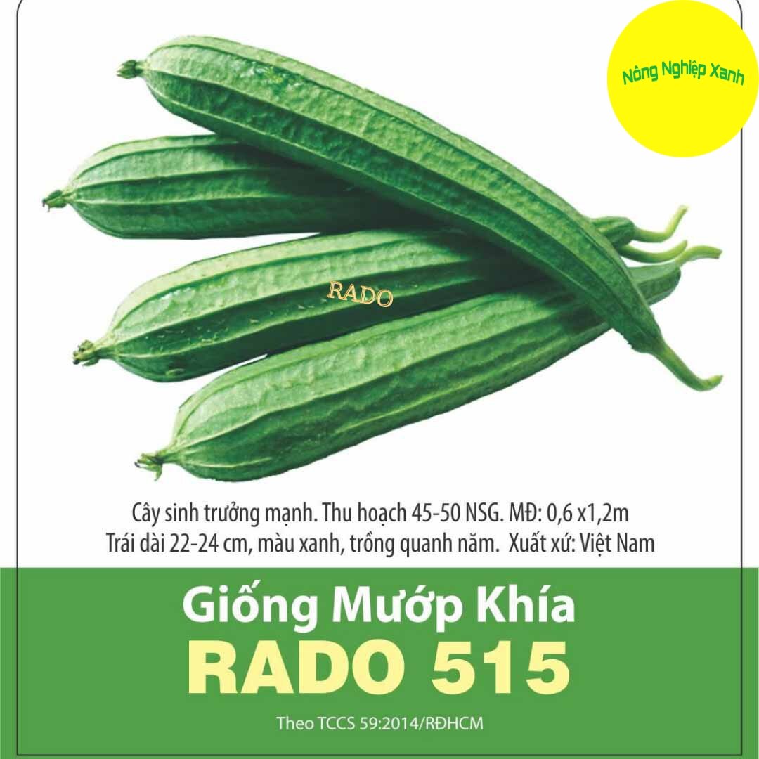 Hạt giống mướp khía rado 515 dễ trồng,sai trái
