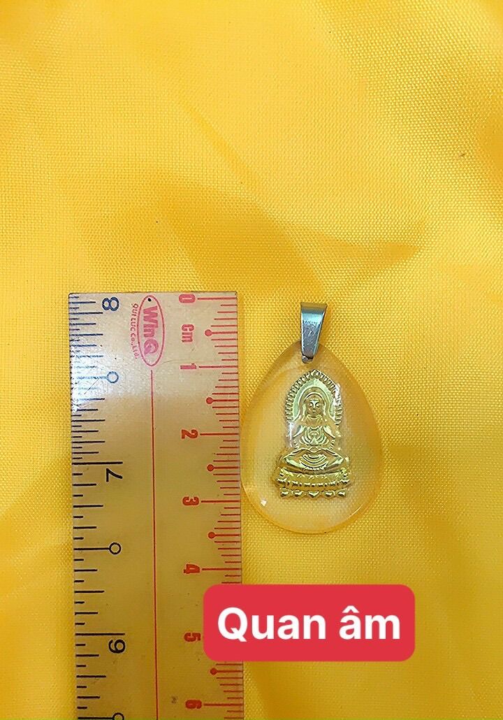 Mặt dây chuyền phật thuỷ tinh