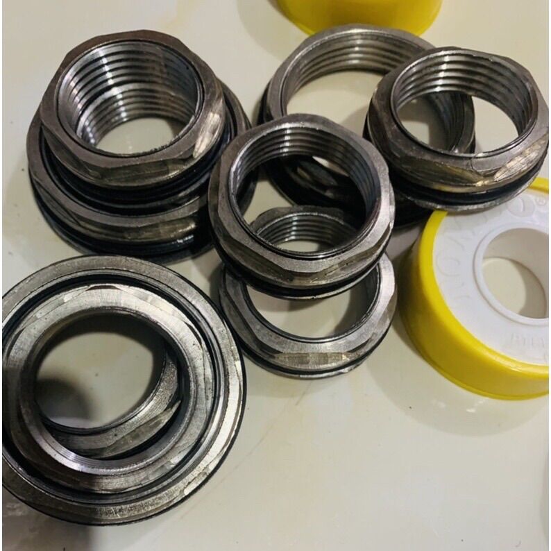Rốn bồn nước inox, rốn téc nước, ren vặn bồn nước