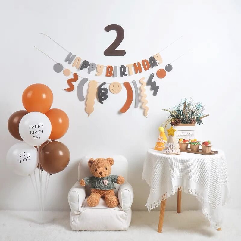 (Nhiều mẫu) set trang trí sinh nhật Hàn Quốc