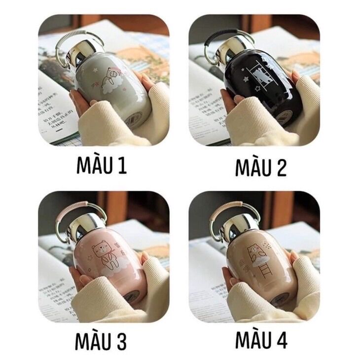 Bình giữ nhiệt in hình cute 230ml
