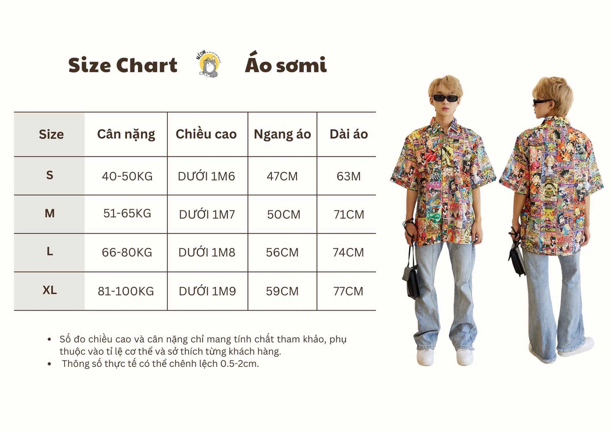 [Funky Shirt] - [KHÁCH VUI LÒNG IB MÉOW ĐỂ LỰA MẪU] - áo sơ mi họa tiết - Made by Méow