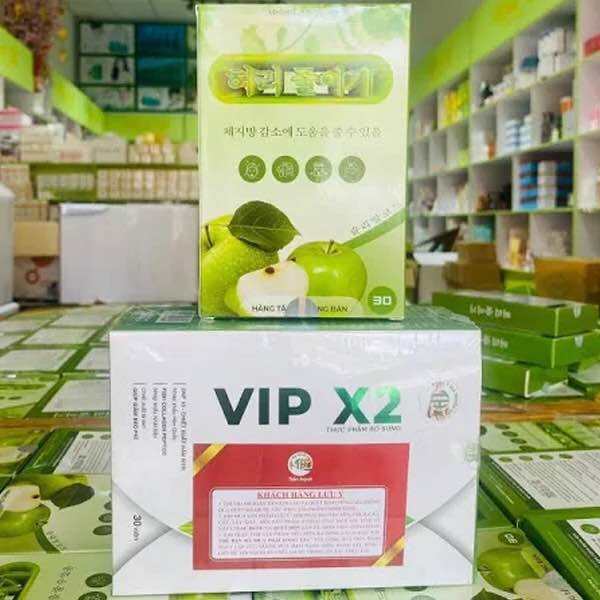    Giảm 3-8kg  Thảo mộc giảm cân nhanh Vip X2 Tiến Hạnh dành cho cơ địa lờn khó giảm  Hộp 30viên +khoá cân  
